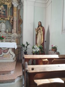 Predigt zu Johannes 17,15 6. Sonntag nach Trinitatis Fürbittengottesdienst für verfolgte Christen in der Welt Kastelruth Kirche Südtirol Jesusfigur
